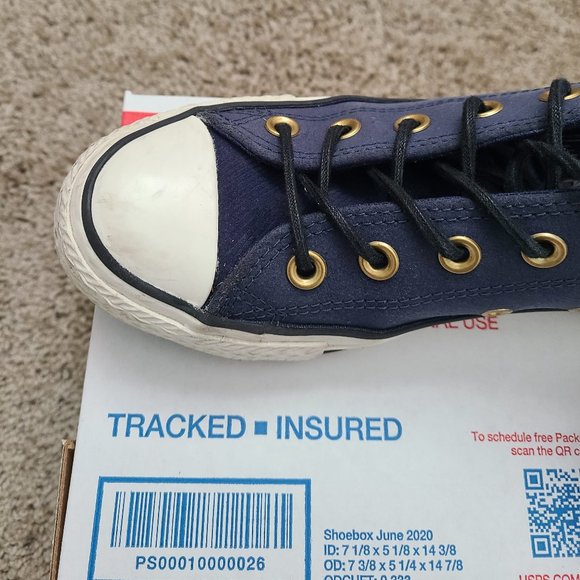 Converse Crafted Suede Low Tops/Navy/Unisex - Picture 4 of 10